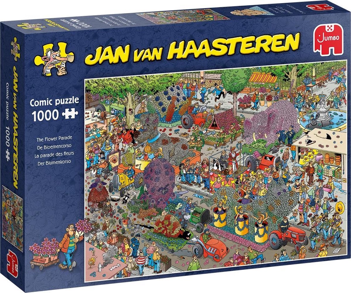 Laan per ongeluk inkomen Jan van Haasteren De Bloemencorso puzzel - 1000 stukjes | bol.com