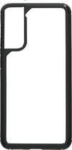 Mobiparts Rugged Clear Case geschikt voor Samsung Galaxy S21 Plus - Zwart Transparant