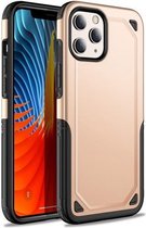 GadgetBay Pro Armor kunststof en schokabsorberend TPU hoesje voor iPhone 12 Pro Max - goud