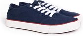 WE Fashion Heren sneakers van canvas