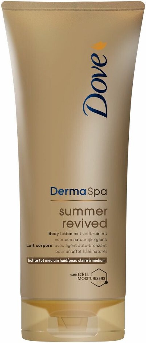 Dove DermaSpa Summer Revived Fair - 200 ml - Bodylotion | bol.com