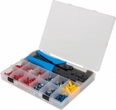 Quparts 361-delig assortiment kabelschoentjes met professionele krimptang