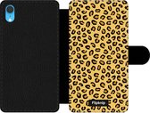 Wallet case - geschikt voor iPhone Xr - Luipaardprint