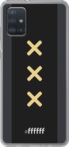 6F hoesje - geschikt voor Samsung Galaxy A52 - Transparant TPU Case - Ajax Europees Uitshirt 2020-2021 #ffffff