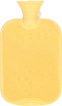 Kruik geel - 2 liter - warmwaterkruik - bedkruik - heetwaterzak