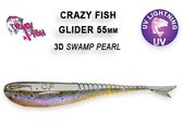 Crazy Fish Glider  - 5.5 cm - 3d - swamp pearl