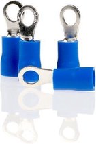 Alca Kabelschoentjes - Blauw - Ring 4,3mm - 10 stuks - Maat m4