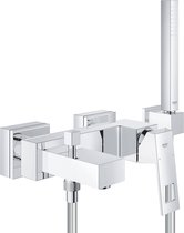 GROHE Eurocube Badkraan - met badset - 15cm - chroom - 23141000