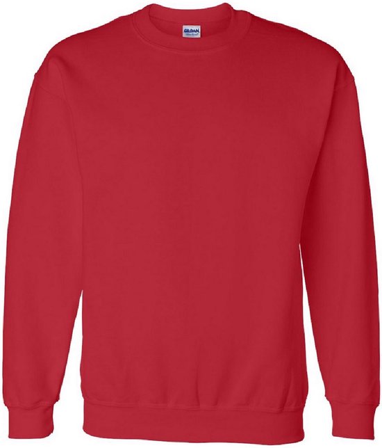 Gildan DryBlend Adult Set-In Crew Neck Sweatshirt (13 couleurs) (Rouge)