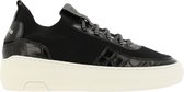 Rehab Vrouwen  Lage sneakers / Damesschoenen Tess knit - Zwart - Maat 36