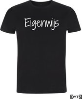 T-shirt | Karaktereigenschappen | Eigenwijs02 - Wit, XL, Dames