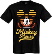 Disney Mickey Mouse Heren Tshirt -L- California Zwart