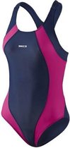 Beco Badpak Dames Polyamide/elastaan Blauw/roze Mt 42