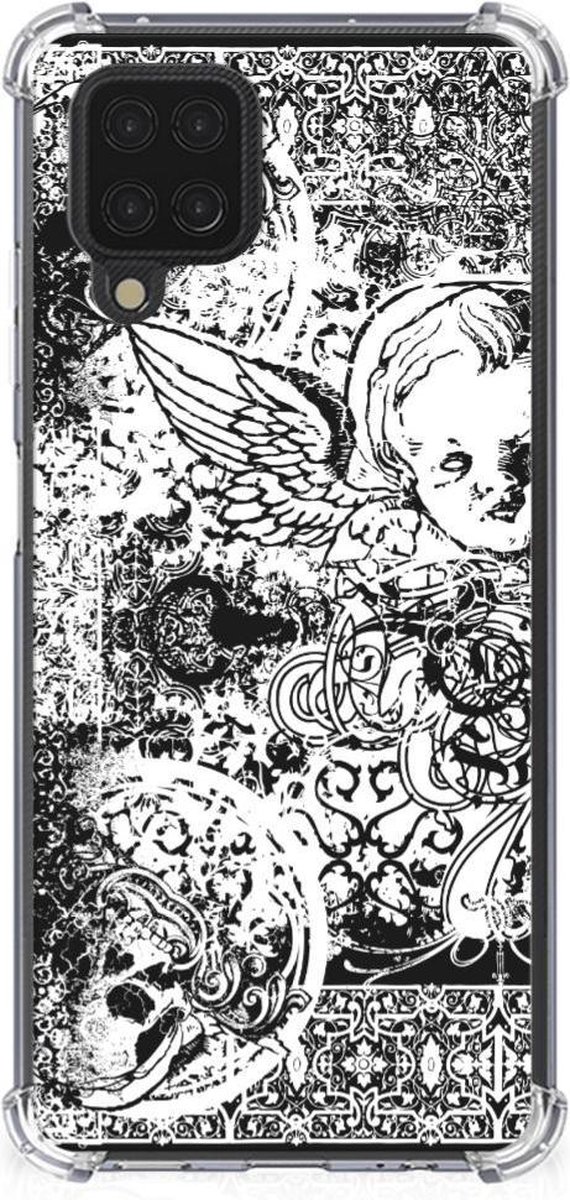 Extreme Case Samsung Galaxy A12 Skulls Angel