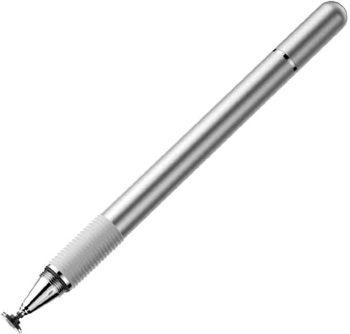 Baseus Stylus Pen - Golden Cudgel - Precisie Disk - Zilver
