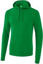 Erima Sweatshirt Met Capuchon Kind Smaragd Groen Maat 164