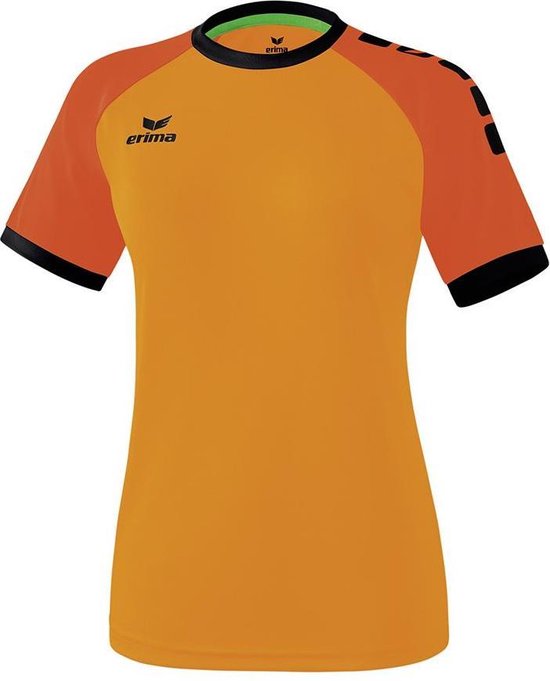 Erima Zenari 3.0 Shirt Dames Oranje-Mandarijn-Zwart Maat 44