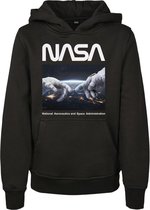 Urban Classics NASA Kinder hoodie/trui -Kids 158- NASA Astronaut Hands Zwart