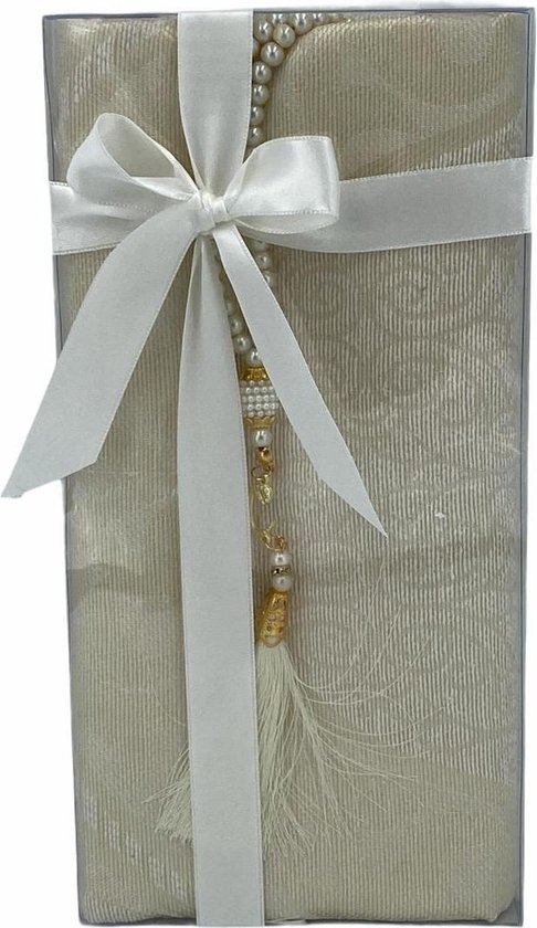 Gebedskleed met Tasbeeh Babyblauw - Leuk om cadeau te geven