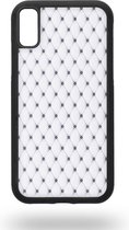 White Leather Cushion Telefoonhoesje - Apple iPhone XR