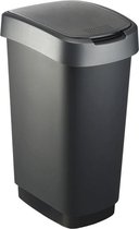 Rotho Seau à compost Universal 25 l, Noir