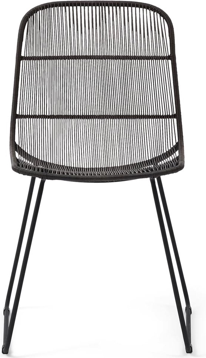 Riviera Maison Tuinstoel - Draadstoel - Hartford Outdoor Dining Chair - Zwart