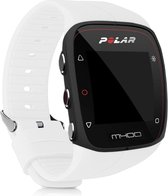 kwmobile bandje compatibel met Polar M400 / M430 - Armband voor fitnesstracker in wit - Horlogeband