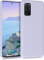 kwmobile telefoonhoesje geschikt voor Samsung Galaxy S20 Plus - Hoesje met siliconen coating - Smartphone case in pastel-lavendel