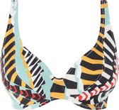 Freya - Bassline Bikini Top - maat 80E - Blauw Geel Meerkleurig