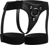 Zwart strap on harnas jarretel stijl - Toys voor dames - Strap on - Zwart - Discreet verpakt en bezorgd