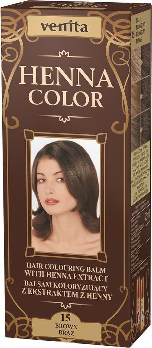 Venita - Henna Color Coloring Lotion From Henna Ecstraktem 15 Bronze 75Ml