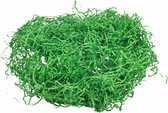 3x zakjes groene papier snippers decoratie 45 gram - Paasgras als vulling materiaal voor o.a. vogelnestjes en cadeaus