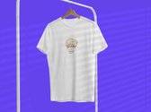 Bakugo Head Chibi T-Shirt | Boku no hero Academia | BNHA | Anime Merchandise Unisex Maat XL Wit