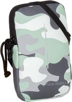 New-Rebels® Mart - Waterafstotend - Telefoontas  - Telefoontasje - 10x2x17cm - Army Camouflage Mint