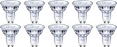 PHILIPS - LED Spot 10 Pack - SceneSwitch 827 36D - GU10 Fitting - Dimbaar - 1.5W-5W - Warm Wit 2200K-2700K | Vervangt 5W-50W