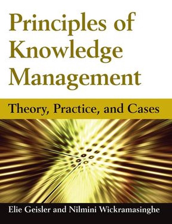 Principles of Knowledge Management - cover