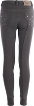 Qhp Rijbroek  Babette Been Grip Kids - Grey - 140