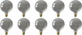 CALEX - LED Lamp 10 Pack - Globe - Filament G125 - E27 Fitting - Dimbaar - 4W - Warm Wit 2100K - Titanium