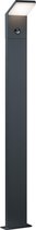 LED Tuinverlichting - Buitenlamp - Trinon Pearly XL - Staand - Bewegingssensor - 9W - Mat Zwart - Aluminium