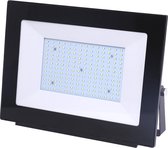 LED Bouwlamp 150 Watt - LED Schijnwerper - Igna Iglo - Helder/Koud Wit 6400K - Waterdicht IP65 - Mat Zwart - Aluminium