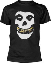 Misfits Heren Tshirt -XXL- Gold Teeth Zwart