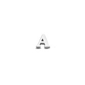 Isabel Bernard Saint Germain Dames OorbellenOorknoppen Goud - Witgoudkleurig (Letter L)