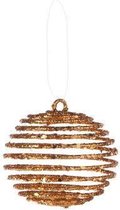 Kerstbal Koper Kunststof 0x0xh7,62 Glitter Spring