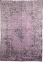 vintage vloerkleed - tapijten woonkamer -Refurbished Kerman 30-60 jaar oud - 406x286