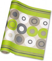 GALA Tafelloper Crazy Dots Green Tea 40cm x 10m Dessin