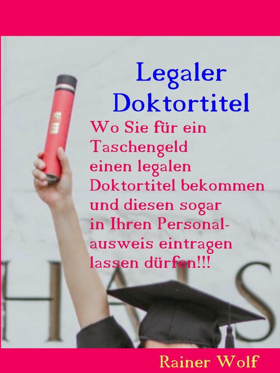 Legaler Doktortitel - cover