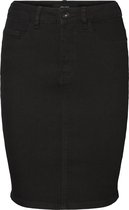 Vero Moda Rok Vmhot Nine Hw Dnm Pencil Skirt Mix Noos 10193076 Black Dames Maat - L