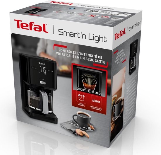 Materiaal - Tefal CM6008 - Tefal Smart & Light CM6008 - Filter-koffiezetapparaat - Zwart