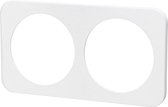 Afdekraam - Aigi Jura - 2-voudig - Rond - Kunststof - Wit - BES LED