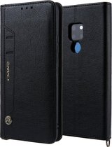 Voor Huawei Mate 20 CMai2 Kaka-serie Litchi Texture Horizontale flip lederen tas met houder en kaartsleuven (zwart)